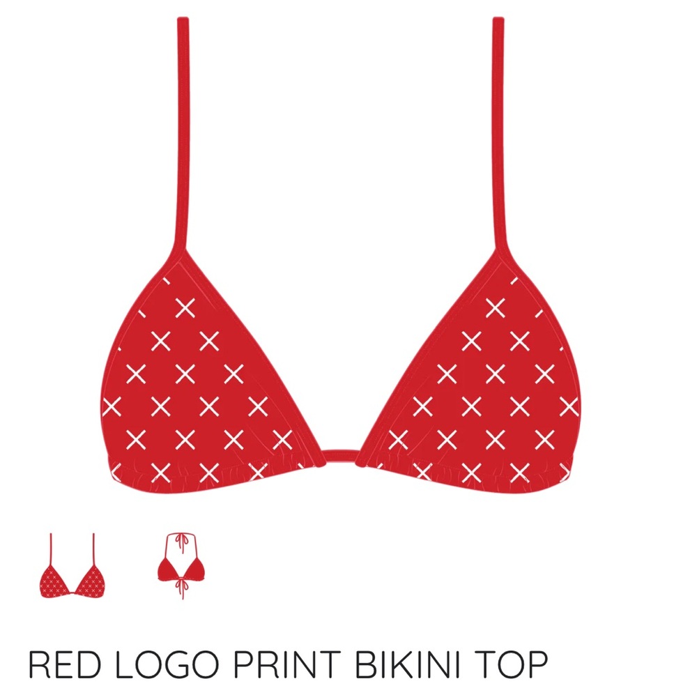 Boutine la red logo triangle top